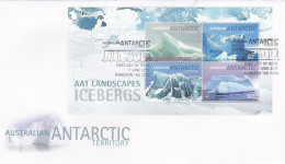 Australian Antarctic Territory 2011 Landscapes Icebergs  MS  FDC - FDC