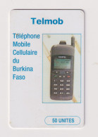 BURKINA FASO - Telmob Chip Phonecard - Burkina Faso