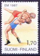 Finland 1987 MNH, Wrestling, Sports - Worstelen