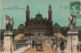 FRANCE - Paris - Vue Générale - Le Trocadéro Et Le Pont D'Iéna - Carte Postale Ancienne - Bridges