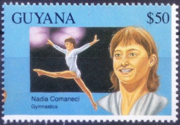 Guyana 1993 MNH, Nadia Comaneci Gymnastics, Sports - Ginnastica