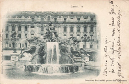 FRANCE - Lyon - Vue Générale De La Fontaine Bartholdi - Place Des Terreaux - Carte Postale Ancienne - Other & Unclassified