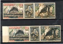 MONACO, Nos 496/8 AVEC VARIETE GROTTE MORDOREE (VENDU AVEC NORMAL). COTE 60 EUROS - Errors And Oddities