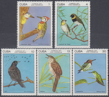 CUBA 1977, FAUNA, BIRDS, COMPLETE MNH SERIES With GOOD QUALITY, *** - Nuevos