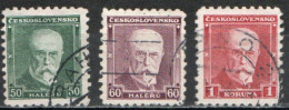 TCHECOSLOVAQUIE - T.G. Masaryk - Used Stamps