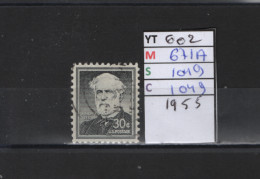 PRIX FIXE Obl  602 YT 671A  MIC 1048 SCO 1049 GIB Robert Lee 1955 Etats Unis  58A/07 - Used Stamps