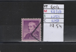 PRIX FIXE Obl  604 YT 673A MIC 1051 SCO 1051 GIB  Susan B. Anthony 1955 Etats Unis  58A/07 - Used Stamps