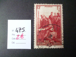 Timbre France Oblitéré N° 475 - Used Stamps