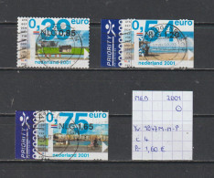 Nederland 2001 - YT 1847M + 1847N + 1847P (gest./obl./used) - Gebruikt