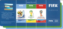 QATAR - 2018 - MINIATURE STAMPS SHEET OF FIFA CLASSICS, UMM(**). - Qatar