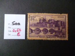 Timbre France Oblitéré N° 500 - Used Stamps