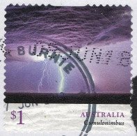 AUSTRALIA 2018 $1 Multicoloured, Cloudscapes-Cumulonimbus Die-Cut Self Adhesive Used - Used Stamps