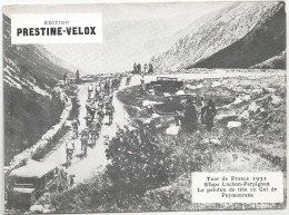 CYCLISME : TOUR DE FRANCE 1931 : ETAPE LUCHON / PERPIGNAN LE PELOTON AU COL DE PUYMAURENS - Cyclisme