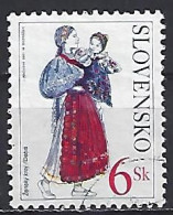 Slovakia 2001  Traditional Costumes (o) Mi.389 - Used Stamps