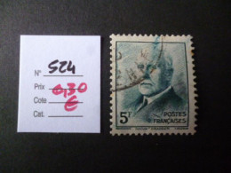Timbre France Oblitéré N° 524 - Used Stamps