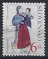 Slovakia 2001  Traditional Costumes (o) Mi.389 - Gebraucht