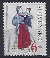 Slovakia 2001  Traditional Costumes (o) Mi.389 - Usados