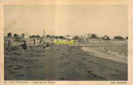 44 Les Moutiers, Plage Du Pré-Vincent, Coll.  Gaudiche 18, Visuel Peu Courant - Les Moutiers-en-Retz