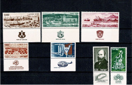 1969 ISRAELE :  Ports Of Israel: Elat, Ashdod, Haifa - MNH & 2 Series** - Unused Stamps (with Tabs)