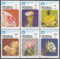 CUBA 1978, FLOWERS, CACTUSES, COMPLETE MNH SERIES With GOOD QUALITY, *** - Nuovi