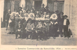 93 - ROMAINVILLE - Carte Sans Dos -  " Semaine Commerciale 1934 " - Belle Pose Des Musiciens Et Danseurs - Romainville