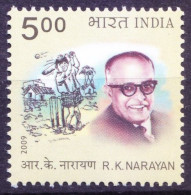 India 2009 MNH, R. K. Narayan Writer, Novelist, Cricket Sports - Cricket