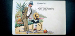 Illustrateur Guillaume , Monté Carlo , Les Enfants Terribles ...début 1900 - Guillaume