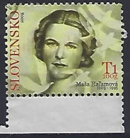 Slovakia 2008  Masa Hal`amova (o) Mi.578 - Used Stamps