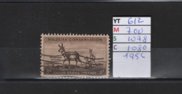 PRIX FIXE Obl 612 YT 700 MIC 1078 SCO 1080 GIB  Antilopes Pronghorn 1956  Etats Unis  58A/07 - Oblitérés