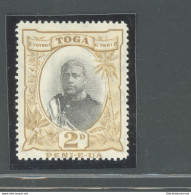 1897 TONGA - Stanley Gibbons N. 42 - 2d. Grey And Bistro - MNH** - Autres & Non Classés