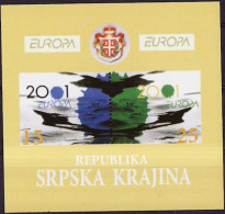 Europa CEPT 2001 Serbie De Krajina - Serbia - Serbien Y&T N°BF(1) - Michel N°B(?) *** - 2001