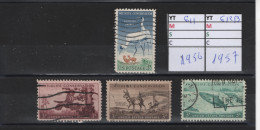 PRIX FIXE Obl 611 612 612A 612B  YT Préservation De La Faune Sauvage 1956 1957  Etats Unis  58A/07 - Usados