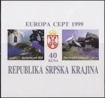 Europa CEPT 1999 Serbie De Krajina - Serbia - Serbien Y&T N°BF(1) - Michel N°B(?) *** - 1999