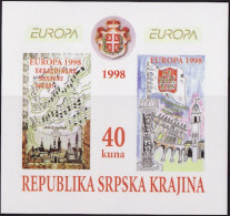 Europa CEPT 1998 Serbie De Krajina - Serbia - Serbien Y&T N°BF(1) - Michel N°B(?) *** - 1998