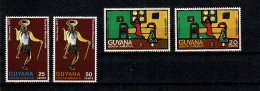 1971 Guyana : Christmas. MNH Complete Set. - Guyane (1966-...)