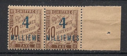 PORT SAID - 1921 - Taxe TT N°YT. 6d - Type Duval 4m Sur 10c - VARIETE Sans S Tenant à Normal - Neuf Luxe ** / MNH - Ungebraucht