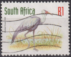 1997 Südafrika ° Mi:ZA 1109A, Sn:ZA 1031, Yt:ZA 994, Wattled Crane (Bugeranus Carunculatus), Tiere, - Usati