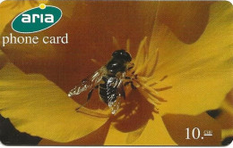 Switzerland: Prepaid Aria - Biene (help 061/201 00 00, Small Pin) - Switzerland