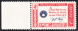 !a! USA Sc# 1142 MNH SINGLE W/ Left Margin - American Credo: Key - Unused Stamps