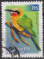 2002 Südafrika ° Mi:ZA 1307C, Sn:ZA 1195a, Yt:ZA 1127Xa, White-fronted Bee-eater (Merops Bullockoides), Vogel - Oblitérés
