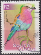 2002 Südafrika ° Mi:ZA 1304C, Sn:ZA 1192a, Yt:ZA 1127Va, Lilac-brested Roller (Coracias Caudata), Vogel - Gebruikt