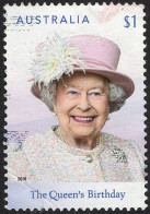 AUSTRALIA 2019 QEII $1 Multicoloured, Queen's 93rd Birthday SG5065 FU - Used Stamps