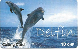 Switzerland: Prepaid Delfin (serial Nr Up Right) - Switzerland