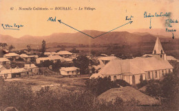 Nouvelle Calédonie - Bourail - Le Village  - Carte Postale Ancienne - Neukaledonien