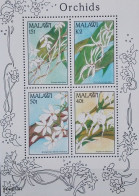 Malawi 1990, Orchids, MNH S/S - Malawi (1964-...)