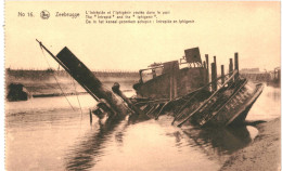 CPA Carte Postale Belgique Zeebrugge  L'Intrépide Et L'Iphigénir Coulé    VM77296 - Zeebrugge