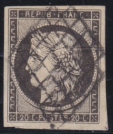 France  .  Y&T   .     3  (2 Scans)        .   O      .    Oblitéré - 1849-1850 Cérès