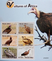 Malawi 2018, Vultures Of Malawi, MNH Sheetlet - Malawi (1964-...)