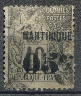 MARTINIQUE - N°  10 C  -  Oblitéré  - TTB - Variété - Other & Unclassified