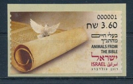 ISRAEL 2024 ANIMALS FROM THE BIBLE ATM LABEL BASIC RATE POSTAL SERVICE MACHINE 001 MNH - Nuovi